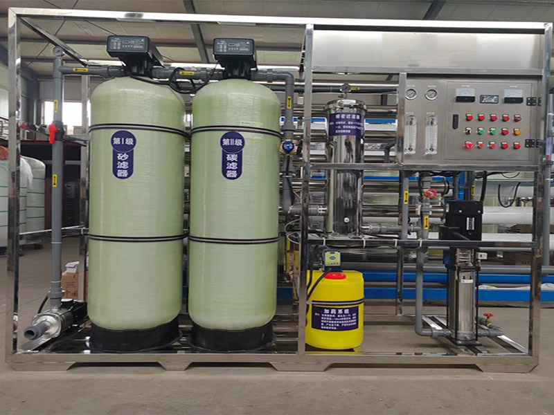1T/H全自動一級反滲透水處理設備